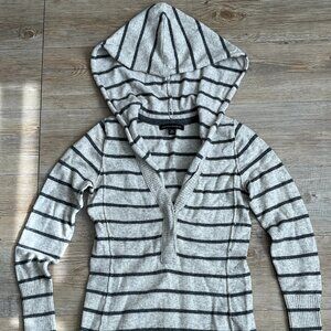 Banana Republic Lambs Wool/Cashmere Sweater Hoodie in XS Petite